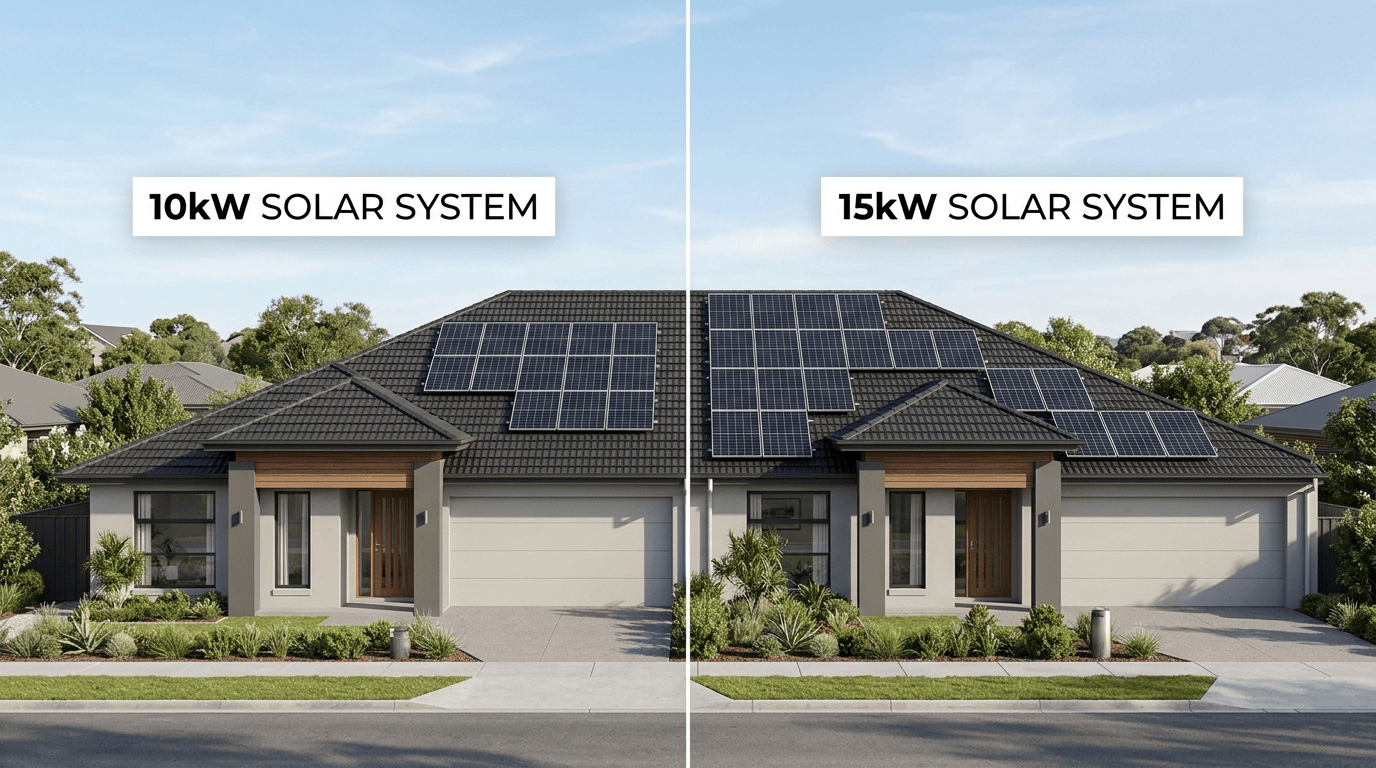 10kW vs 15kW Solar System: Which One Is Right for Your Home in Geelong?
